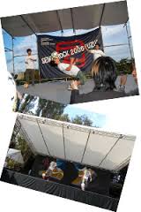 学園祭にフリースタイルフットボール