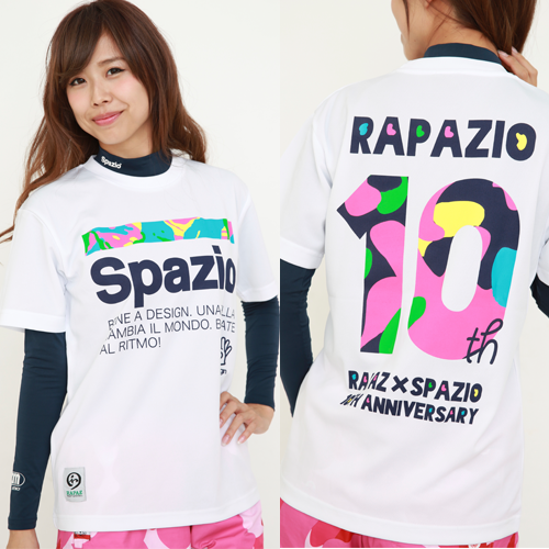 RAPAZ×SPAZIO 10周年コラボ プラクティスシャツ